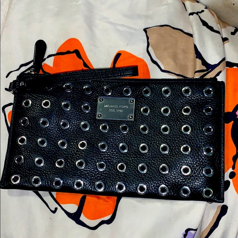 Michael Kors Leather Wristlet